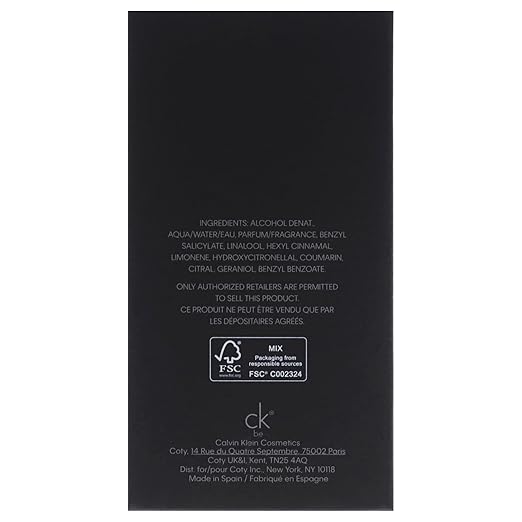 Calvin Klein CK Be Eau de Toilette – Unisex Fragrance 100ml / 3.4 fl.oz | Fresh, Woody & Modern Scent for All