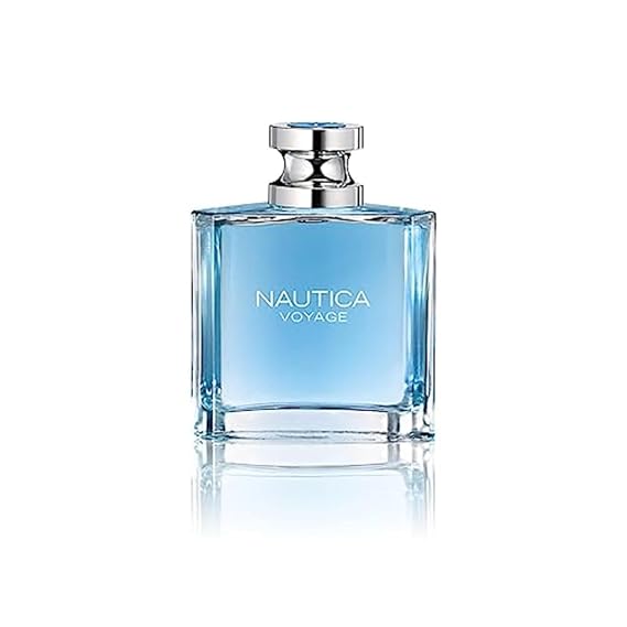 Nautica Voyage Eau de Toilette for Men 100ml / 3.3 fl.oz – Fresh, Woody & Aquatic Cologne | Long-Lasting Romantic Scent