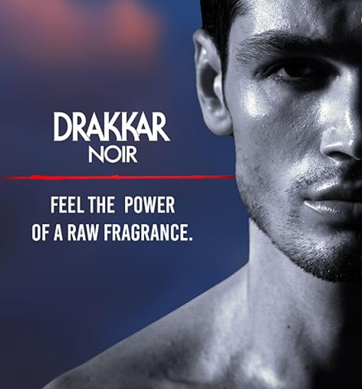 Guy Laroche Drakkar Noir Iconic Designer Fragrance - Intense & Powerful Eau de Toilette - Fougere Blend & Aromatic Spices - Long Lasting Mens Cologne - Day and Evening Scent