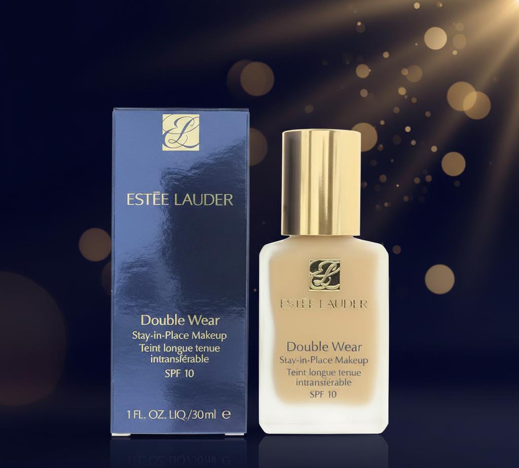 Estee Lauder Double Wear Stay-In-Place Makeup SPF 10 – 3N1 Ivory Beige | Long-Lasting Matte Foundation | 1 oz
