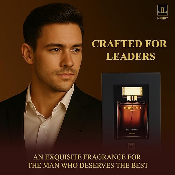 Liberty Oud Eau De Parfum for Men 100ml / 3.4 fl.oz – Long-Lasting Arabic Perfume | Bold Oud, Fresh Citrus & Premium Woody Fragrance | Luxury Gift for Men