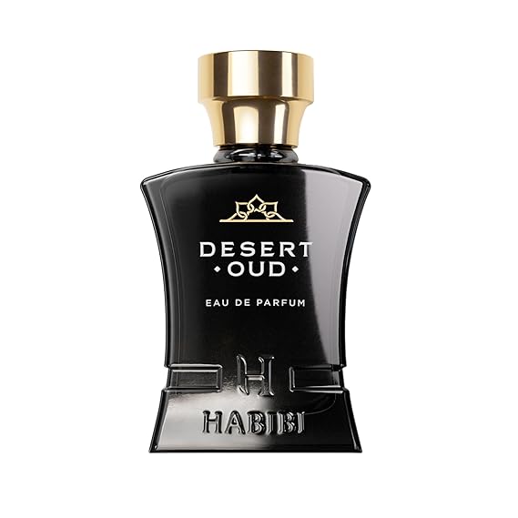 H HABIBI Desert Oud Perfume for Men – 2.5 oz (75ML) | Long Lasting Arabian Cologne | Bold Floral Woody Scent | Luxury Men’s Fragrance | Ideal Gift for Special Occasions