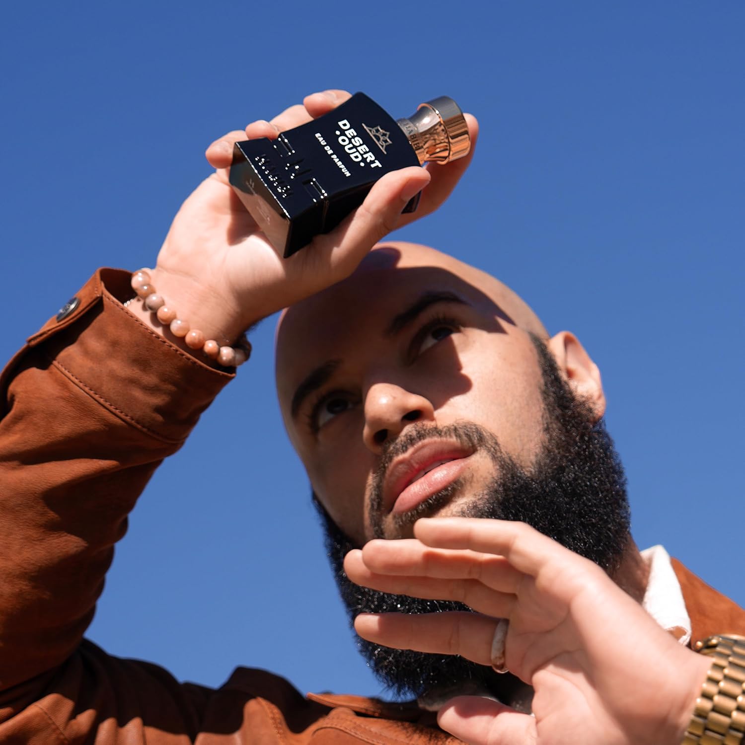 H HABIBI Desert Oud Perfume for Men – 2.5 oz (75ML) | Long Lasting Arabian Cologne | Bold Floral Woody Scent | Luxury Men’s Fragrance | Ideal Gift for Special Occasions