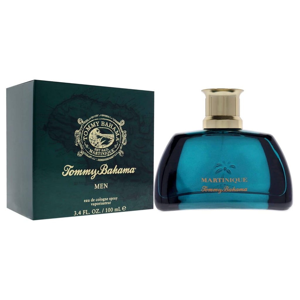 Tommy Bahama Martinique Eau de Cologne for Men 100ml / 3.4 fl.oz – Fresh Tropical Cologne | Crisp Oceanic, Citrus & Woody Scent | Casual, Long-Lasting Fragrance